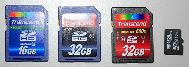 MicroSD メモリーカードの選び方　「東芝 EXCIRIA」